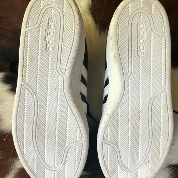 Adidas Cloadfoam Memory Footbed 3 Stripe Black Sz7 - Picture 6 of 8